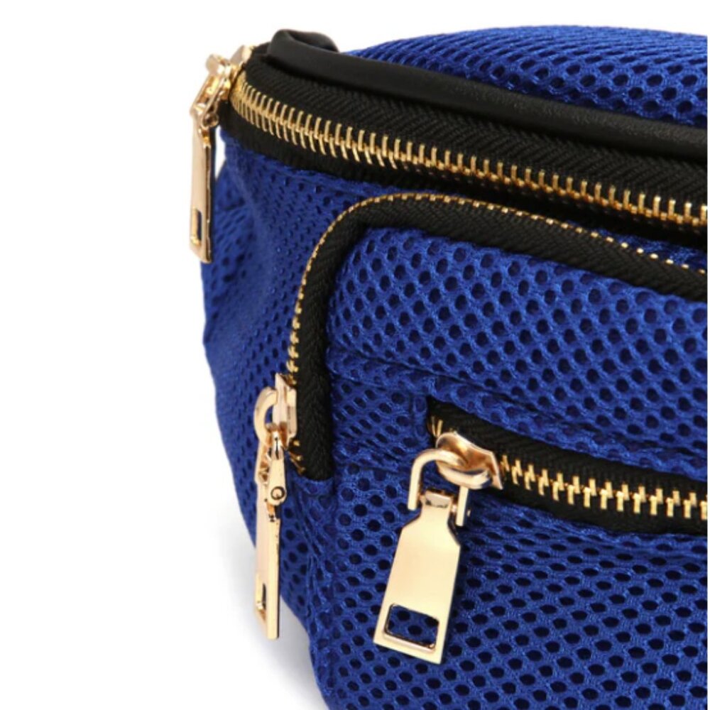 Fashion Nova Blue Fanny Pack